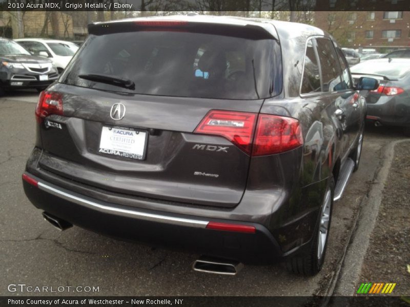 Grigio Metallic / Ebony 2010 Acura MDX