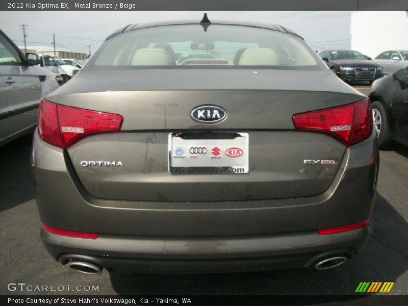 Metal Bronze / Beige 2012 Kia Optima EX