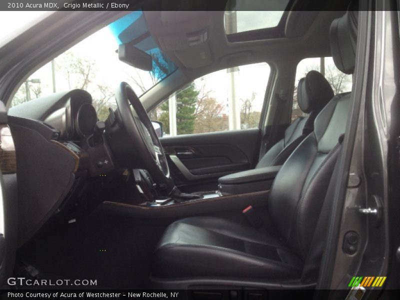 Grigio Metallic / Ebony 2010 Acura MDX