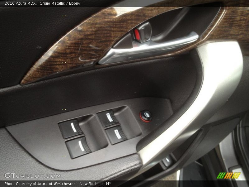 Grigio Metallic / Ebony 2010 Acura MDX