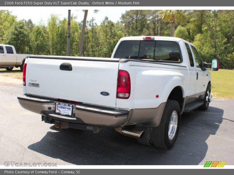 Oxford White / Medium Flint 2006 Ford F350 Super Duty XLT SuperCab Dually