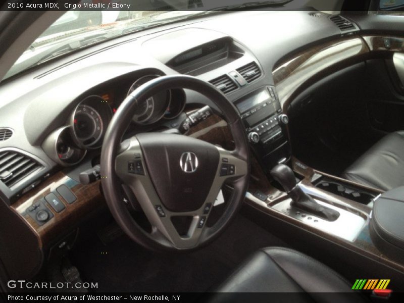 Grigio Metallic / Ebony 2010 Acura MDX