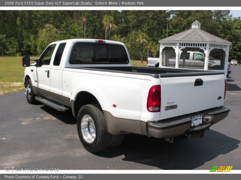Oxford White / Medium Flint 2006 Ford F350 Super Duty XLT SuperCab Dually