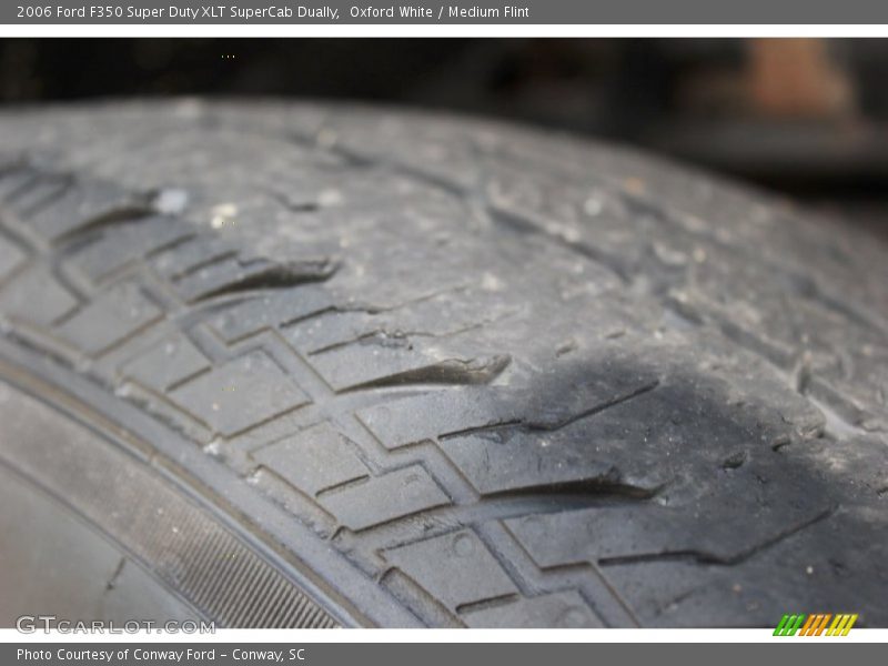Oxford White / Medium Flint 2006 Ford F350 Super Duty XLT SuperCab Dually