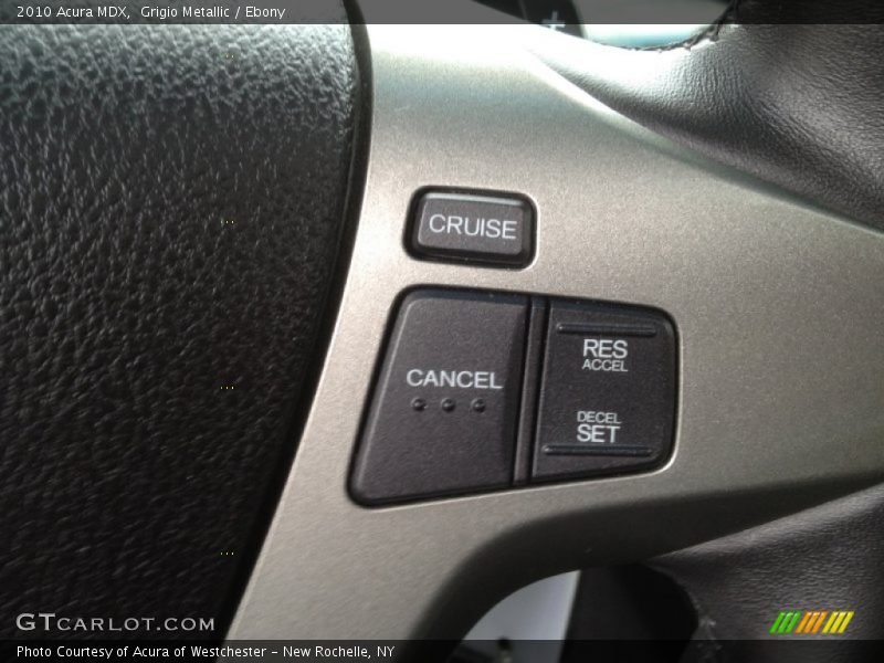 Grigio Metallic / Ebony 2010 Acura MDX