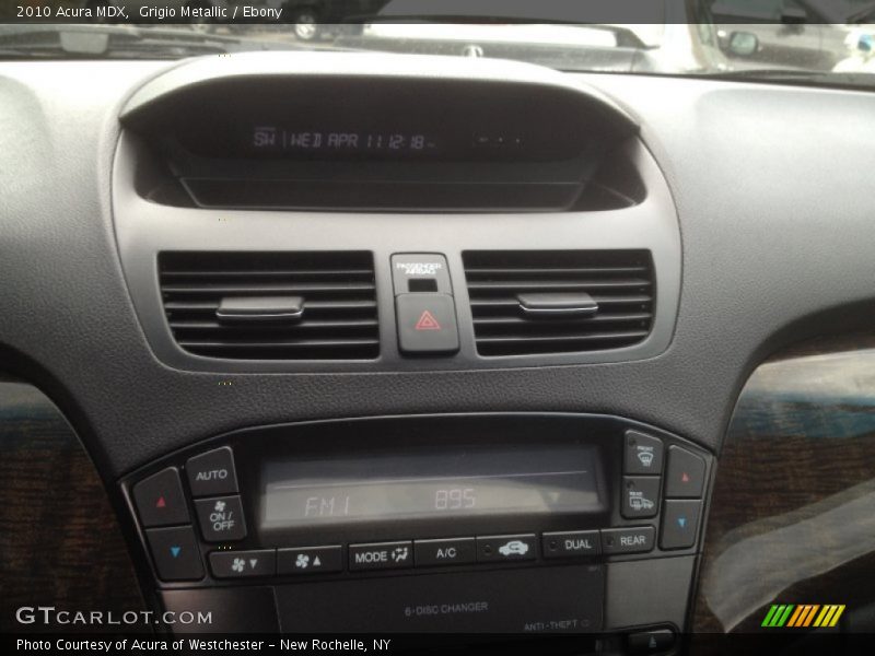 Grigio Metallic / Ebony 2010 Acura MDX