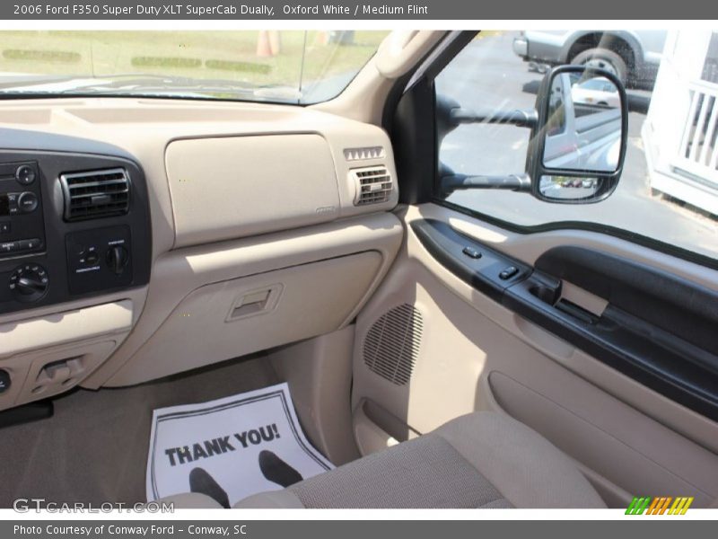 Oxford White / Medium Flint 2006 Ford F350 Super Duty XLT SuperCab Dually