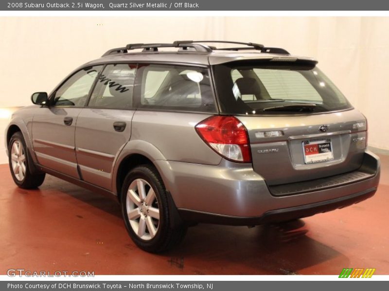 Quartz Silver Metallic / Off Black 2008 Subaru Outback 2.5i Wagon