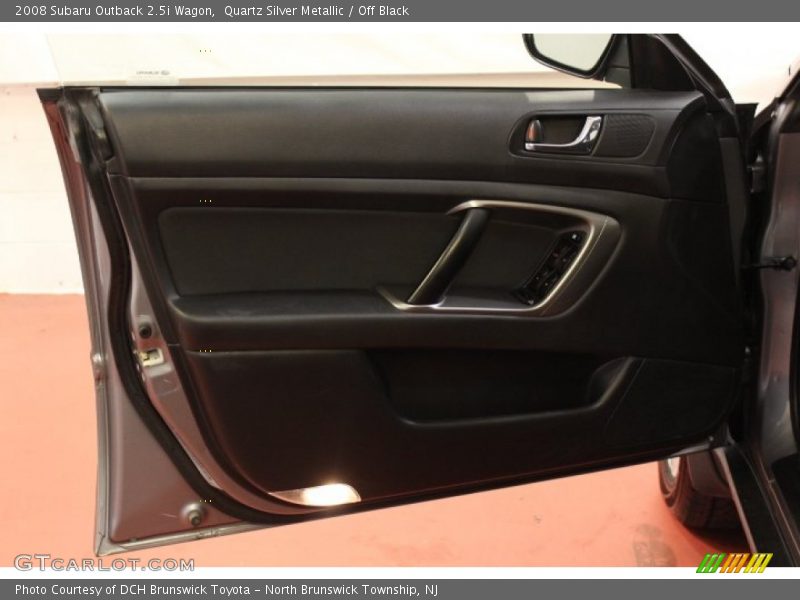 Quartz Silver Metallic / Off Black 2008 Subaru Outback 2.5i Wagon
