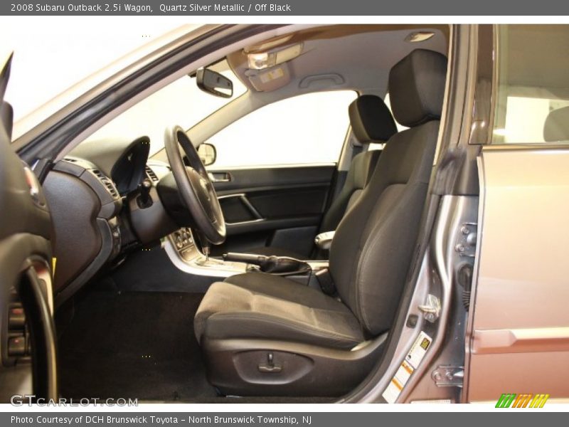 Quartz Silver Metallic / Off Black 2008 Subaru Outback 2.5i Wagon