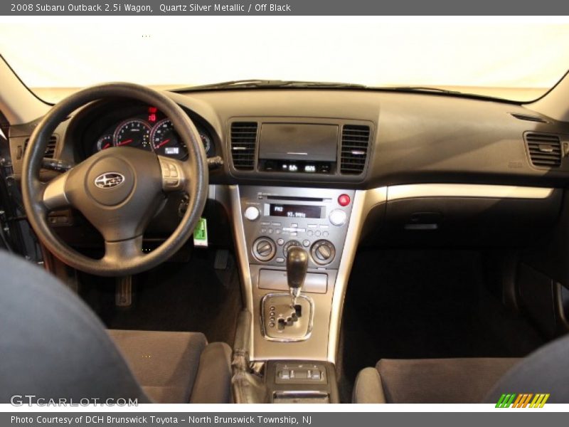 Quartz Silver Metallic / Off Black 2008 Subaru Outback 2.5i Wagon