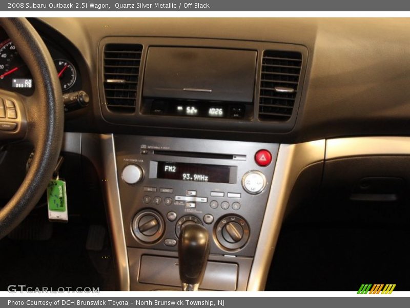 Quartz Silver Metallic / Off Black 2008 Subaru Outback 2.5i Wagon