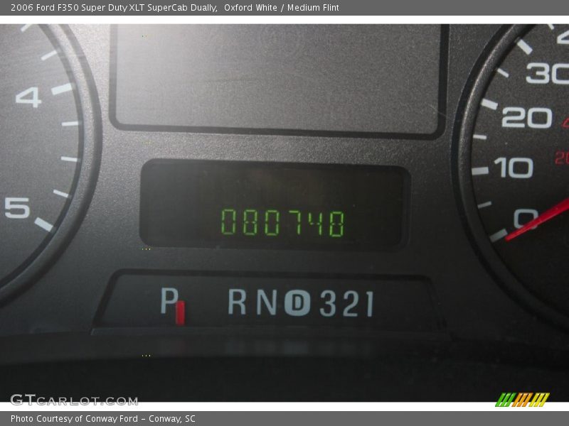 Oxford White / Medium Flint 2006 Ford F350 Super Duty XLT SuperCab Dually