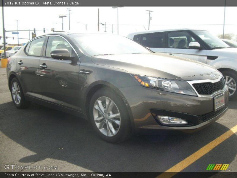 Metal Bronze / Beige 2012 Kia Optima EX