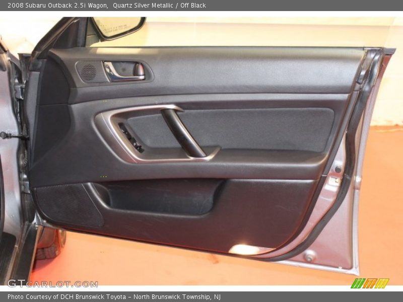Quartz Silver Metallic / Off Black 2008 Subaru Outback 2.5i Wagon