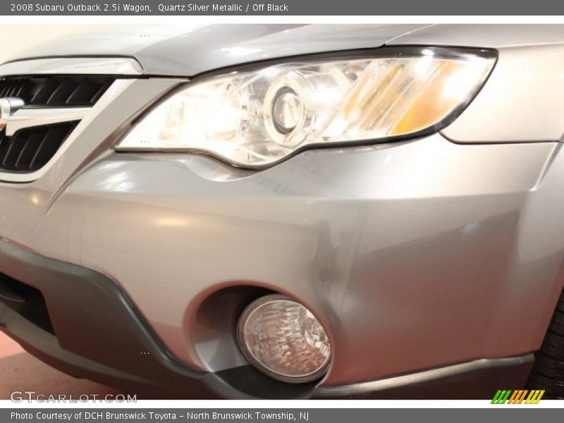 Quartz Silver Metallic / Off Black 2008 Subaru Outback 2.5i Wagon