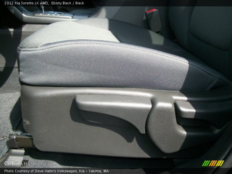 Ebony Black / Black 2012 Kia Sorento LX AWD