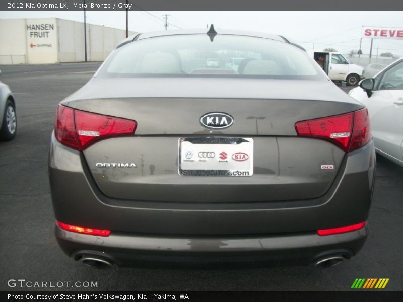 Metal Bronze / Gray 2012 Kia Optima LX