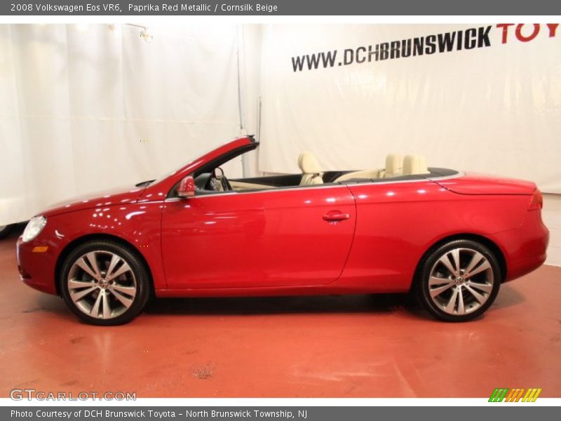 Paprika Red Metallic / Cornsilk Beige 2008 Volkswagen Eos VR6