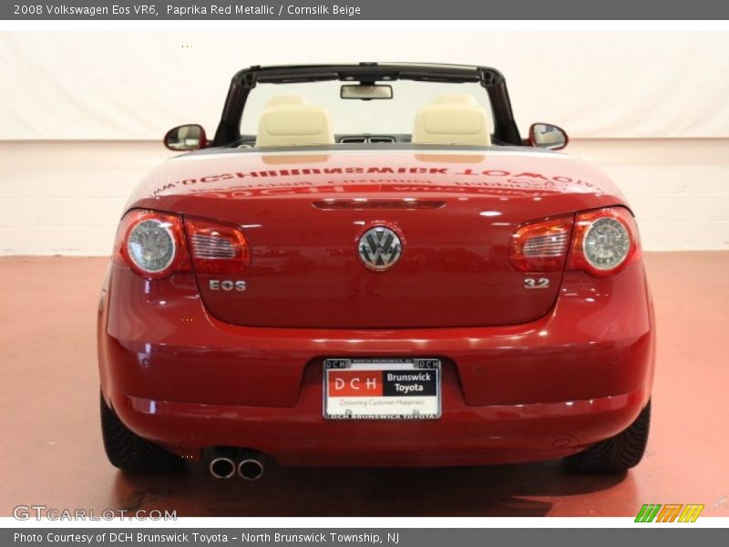 Paprika Red Metallic / Cornsilk Beige 2008 Volkswagen Eos VR6