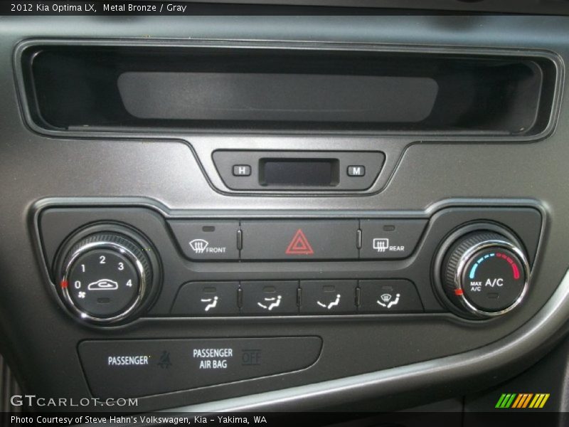 Metal Bronze / Gray 2012 Kia Optima LX