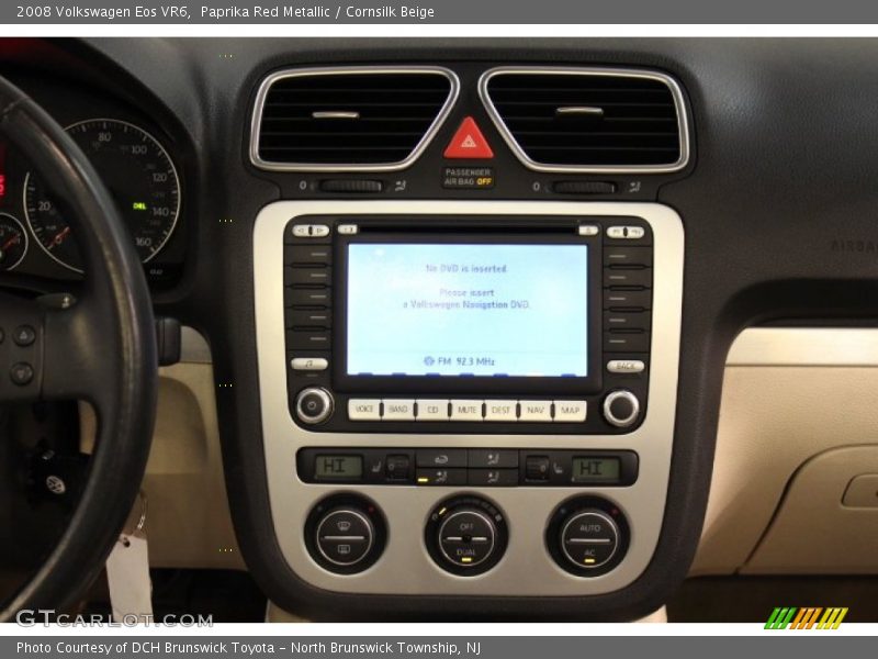 Paprika Red Metallic / Cornsilk Beige 2008 Volkswagen Eos VR6