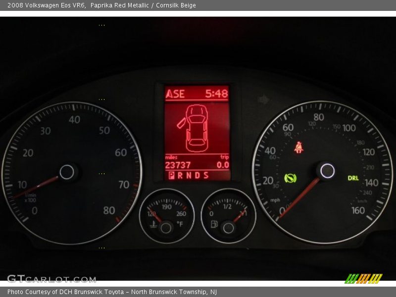 Paprika Red Metallic / Cornsilk Beige 2008 Volkswagen Eos VR6