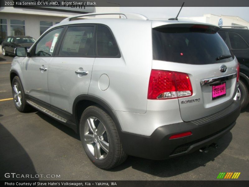 Bright Silver / Black 2012 Kia Sorento EX V6 AWD