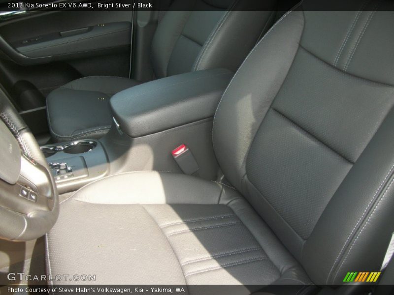 Bright Silver / Black 2012 Kia Sorento EX V6 AWD