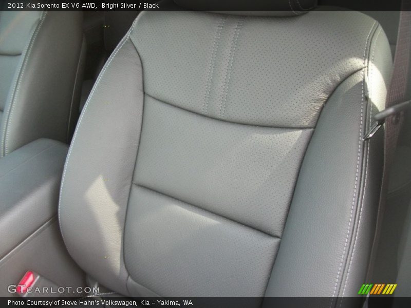 Bright Silver / Black 2012 Kia Sorento EX V6 AWD