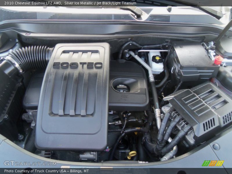 Silver Ice Metallic / Jet Black/Light Titanium 2010 Chevrolet Equinox LTZ AWD