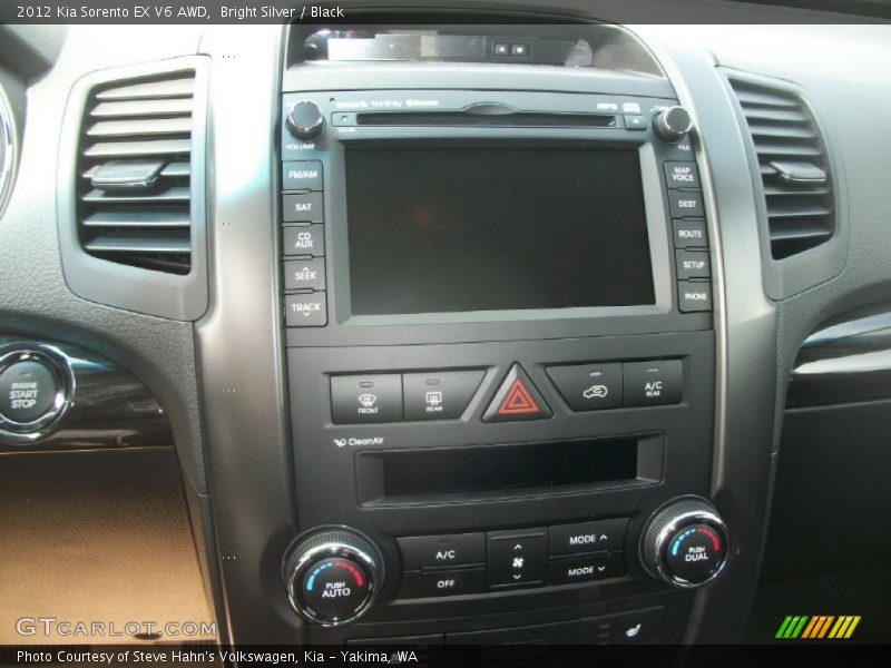 Bright Silver / Black 2012 Kia Sorento EX V6 AWD