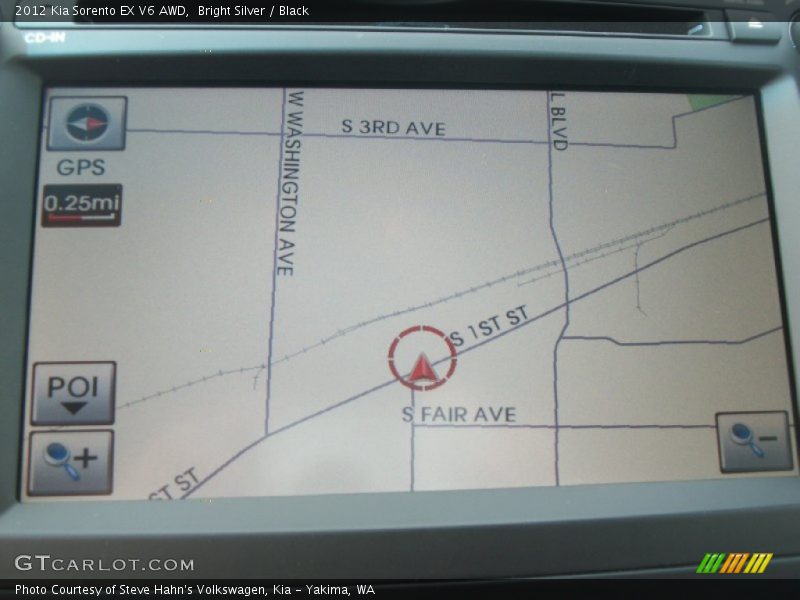 Bright Silver / Black 2012 Kia Sorento EX V6 AWD