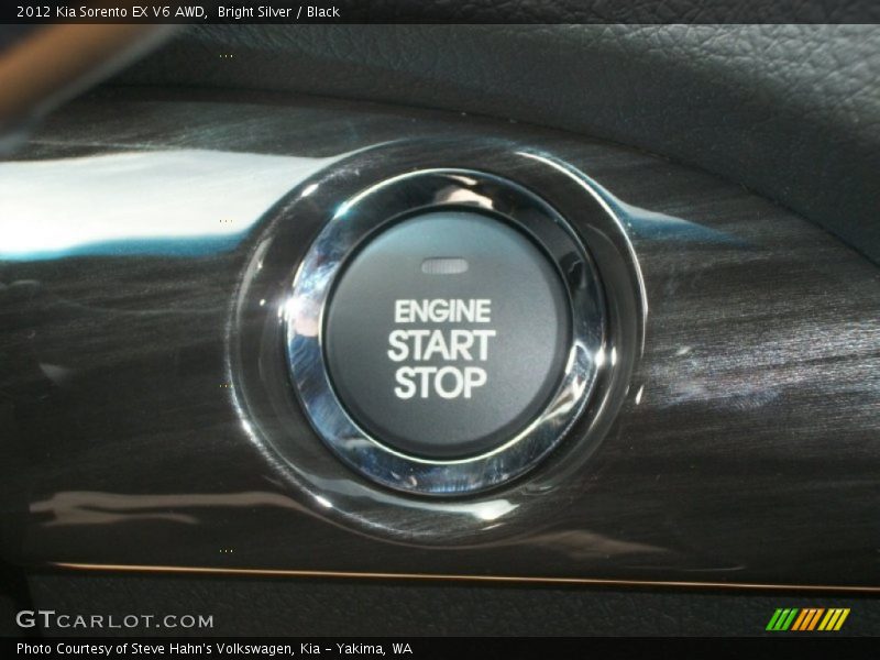 Bright Silver / Black 2012 Kia Sorento EX V6 AWD