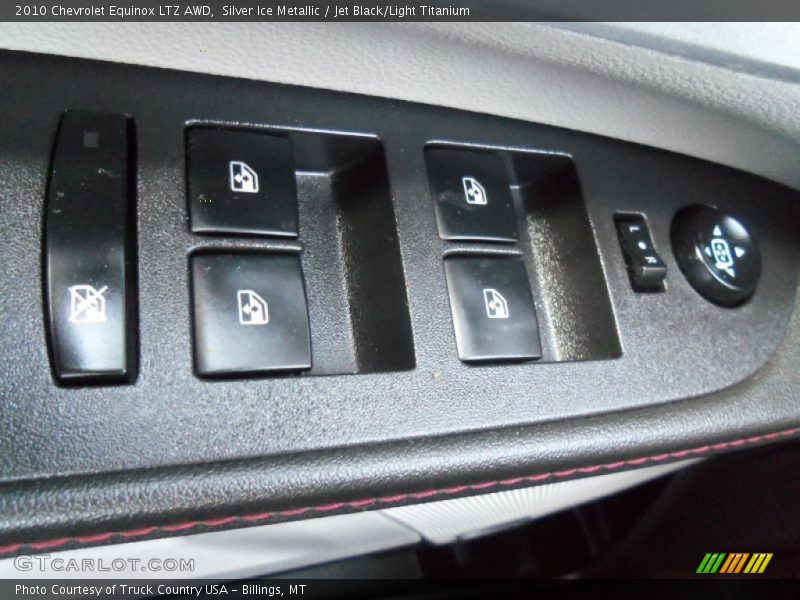 Silver Ice Metallic / Jet Black/Light Titanium 2010 Chevrolet Equinox LTZ AWD