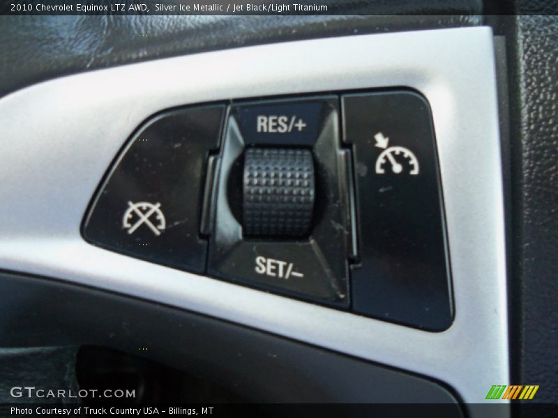 Silver Ice Metallic / Jet Black/Light Titanium 2010 Chevrolet Equinox LTZ AWD