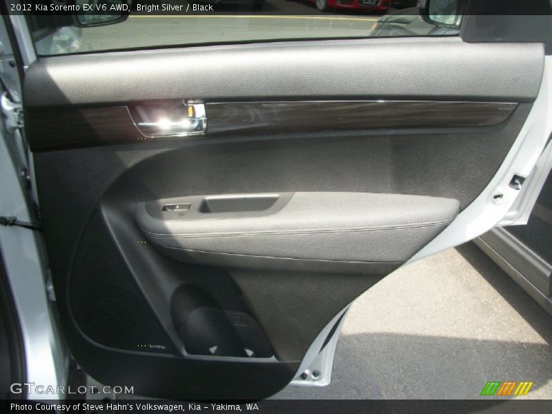 Bright Silver / Black 2012 Kia Sorento EX V6 AWD