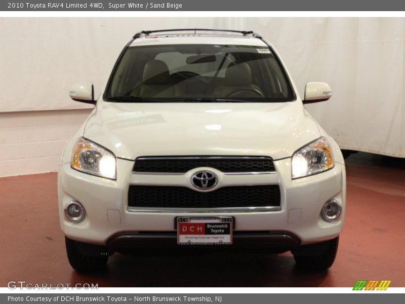 Super White / Sand Beige 2010 Toyota RAV4 Limited 4WD
