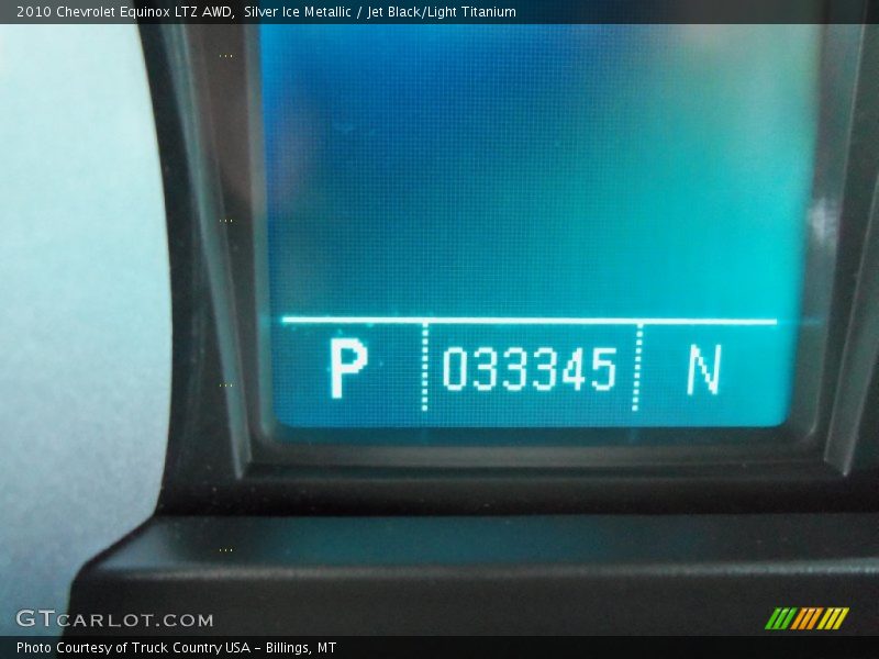 Silver Ice Metallic / Jet Black/Light Titanium 2010 Chevrolet Equinox LTZ AWD