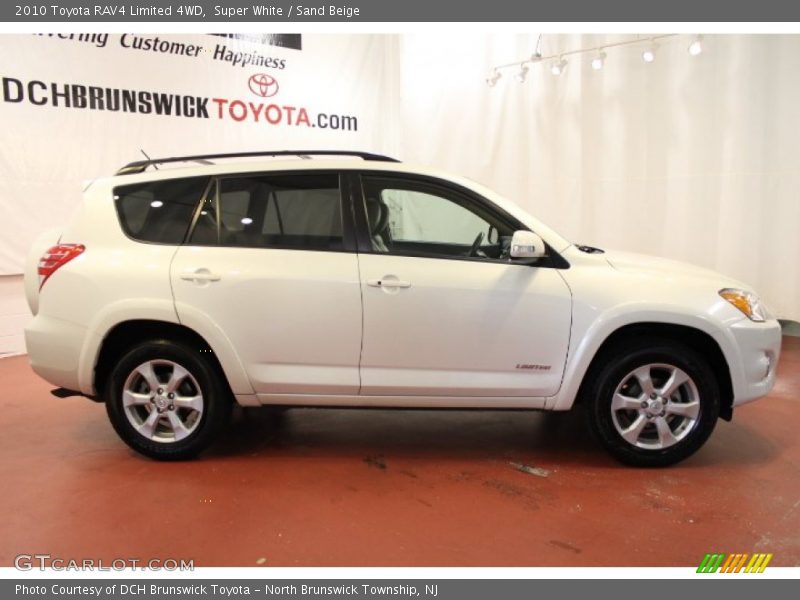 Super White / Sand Beige 2010 Toyota RAV4 Limited 4WD