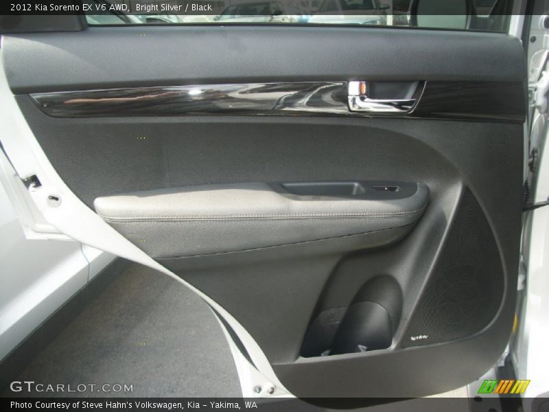 Bright Silver / Black 2012 Kia Sorento EX V6 AWD