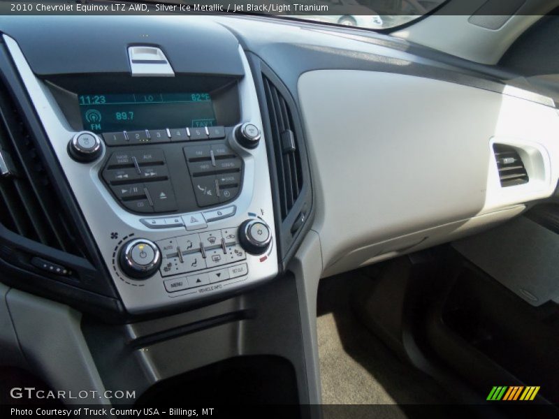 Silver Ice Metallic / Jet Black/Light Titanium 2010 Chevrolet Equinox LTZ AWD