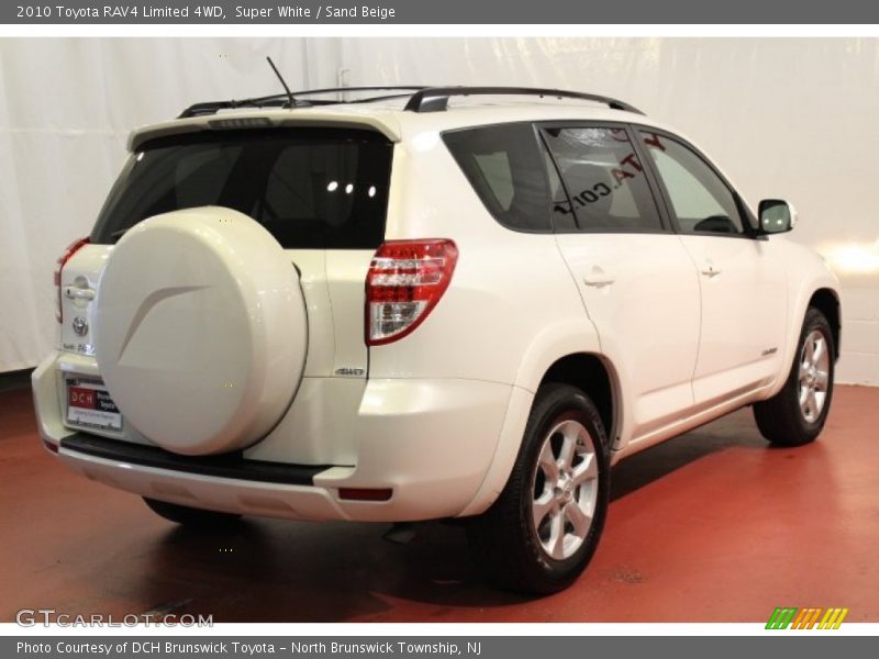 Super White / Sand Beige 2010 Toyota RAV4 Limited 4WD