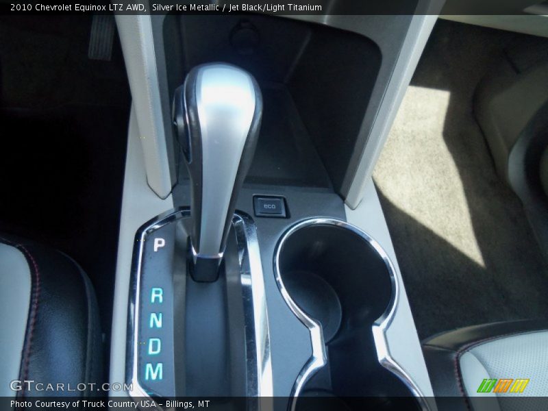 Silver Ice Metallic / Jet Black/Light Titanium 2010 Chevrolet Equinox LTZ AWD