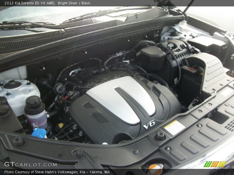  2012 Sorento EX V6 AWD Engine - 3.5 Liter DOHC 24-Valve Dual CVVT V6