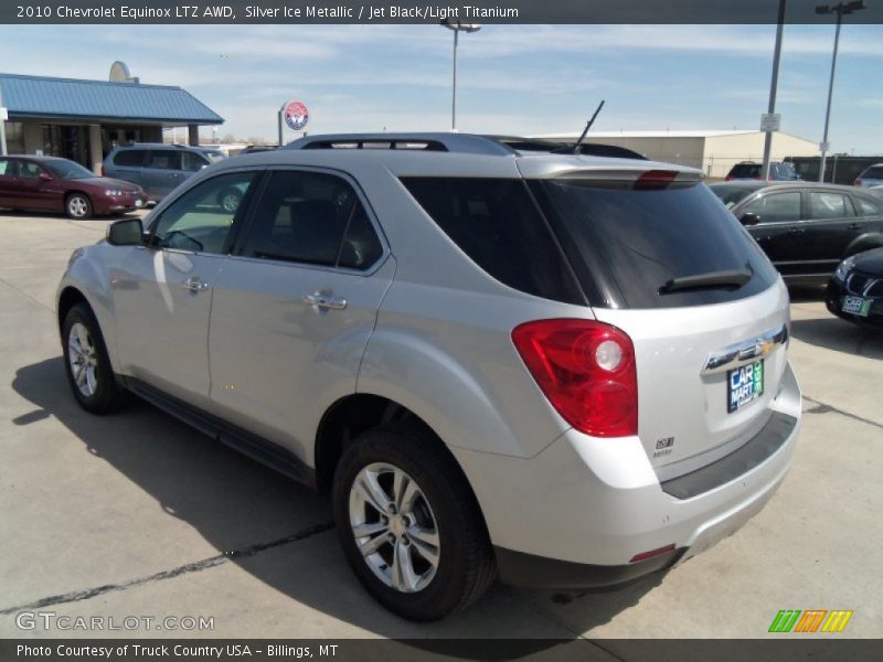 Silver Ice Metallic / Jet Black/Light Titanium 2010 Chevrolet Equinox LTZ AWD
