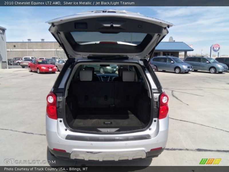 Silver Ice Metallic / Jet Black/Light Titanium 2010 Chevrolet Equinox LTZ AWD