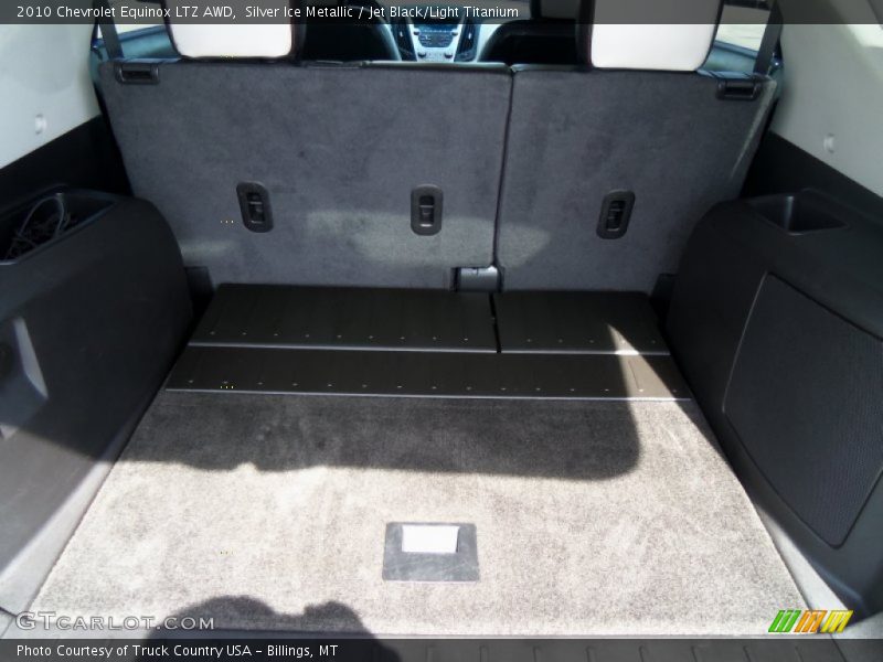 Silver Ice Metallic / Jet Black/Light Titanium 2010 Chevrolet Equinox LTZ AWD