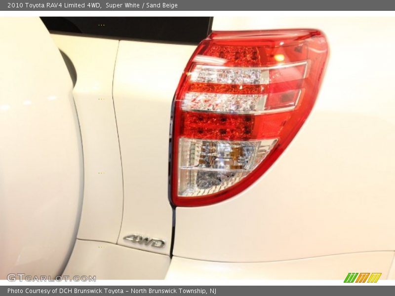 Super White / Sand Beige 2010 Toyota RAV4 Limited 4WD