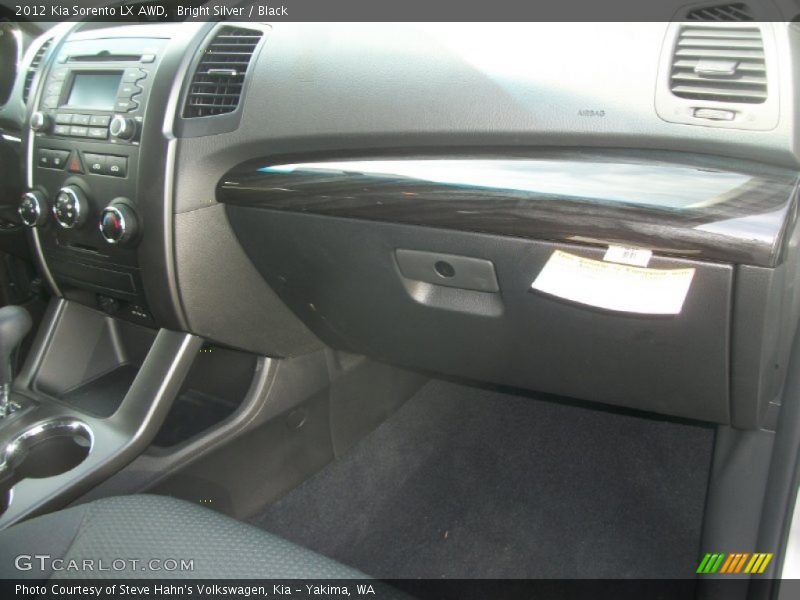 Bright Silver / Black 2012 Kia Sorento LX AWD